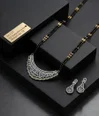Latest American Diamond Vol 2 Mangalsutra With Earrings